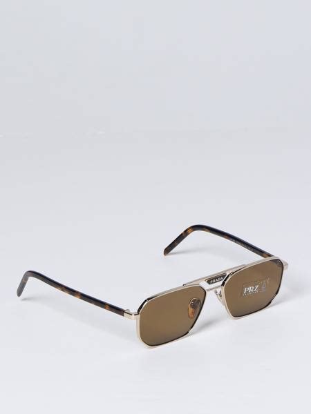 mens prada sunglasses gold frame|prada sunglasses men prices.